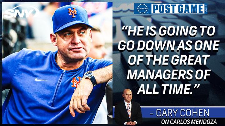 SNY’s Gary Cohen gives Mets manager Carlos Mendoza a 2024 season grade of ‘A + + +’