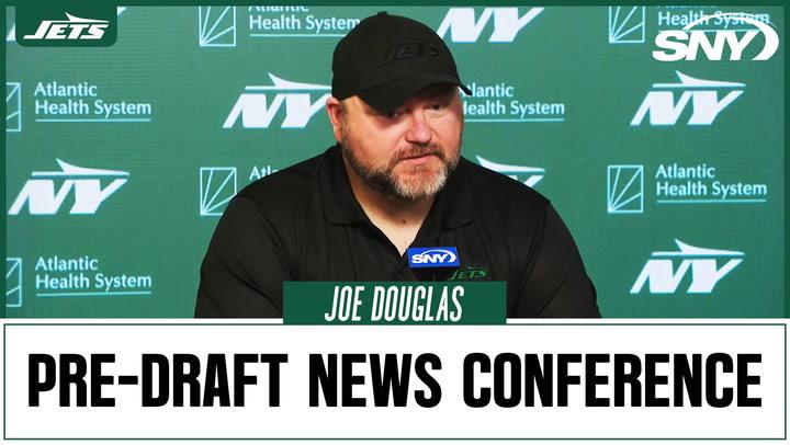 Jets GM Joe Douglas talks NFL Draft plans, possible Zach Wilson trade, status of Aaron Rodgers