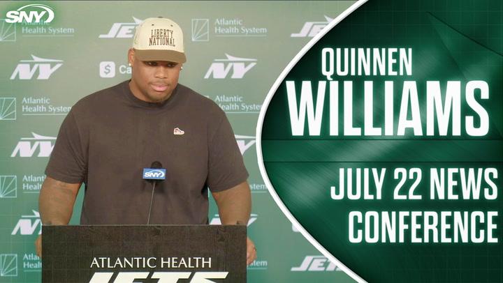 Quinnen Williams discusses the Jets expectations heading into training camp and what head coach Aaron Glenn provides to the team.