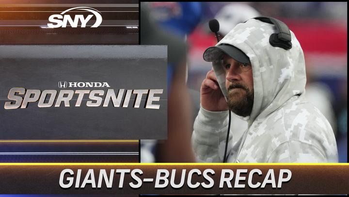 SportsNite on SNY: Discussing the Giants' 30-7 loss, team’s "soft" play vs. Buccaneers.