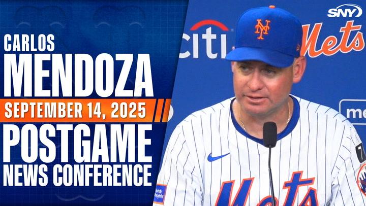 Carlos Mendoza after Mets walk-off win: 'Not gonna lie, we needed that one'