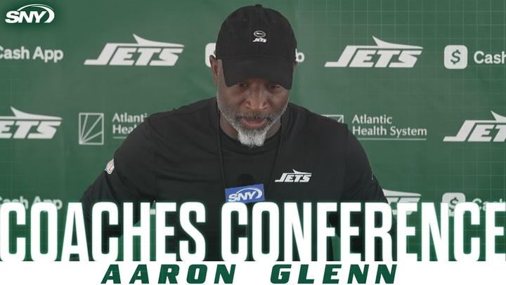 Aaron Glenn explains bringing Nick Folk in and building competition in Jets locker room