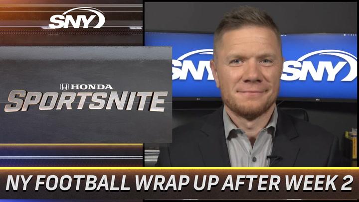 Connor Hughes wraps up the biggest storylines for Jets and Giants in Week 2 on SportsNite | SNY.