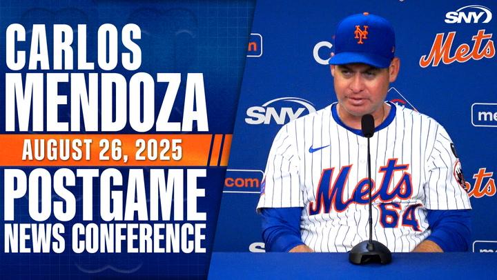 Carlos Mendoza on the Mets 6-5 walk-off win against the Philadelphia Phillies 