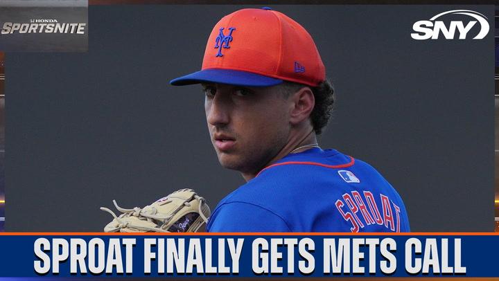 Mets top pitching prospect Brandon Sproat's MLB time has arrived | SportsNite