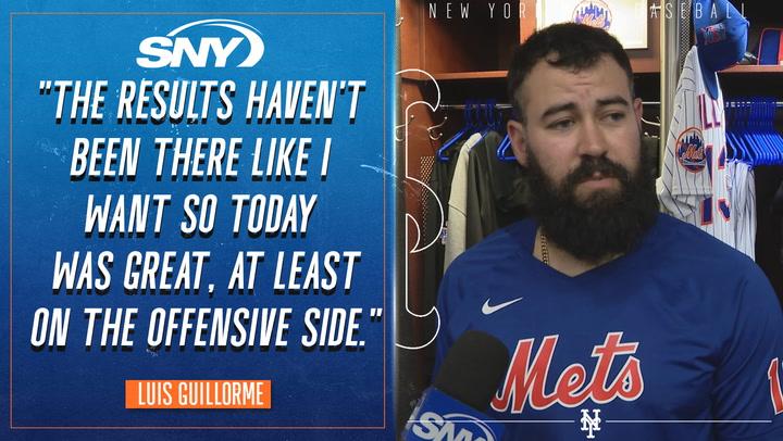 Luis Guillorme on filling in for Francisco Lindor at shortstop, hitting first HR of season | Mets Post Game