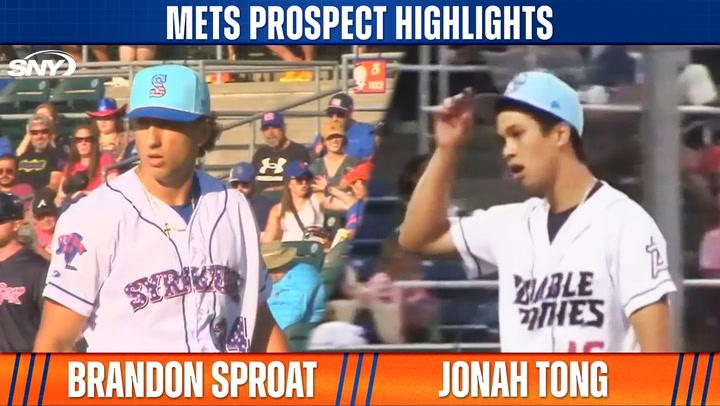 Mets Prospects Highlights | Brandon Sproat, Jonah Tong | 7/4/25