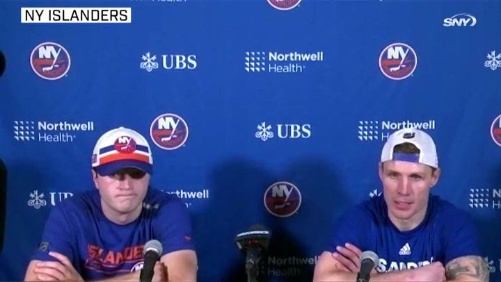 Islanders vs Red Wings: Casey Cizikas & Noah Dobson on missed chances in loss | Islanders Post Game