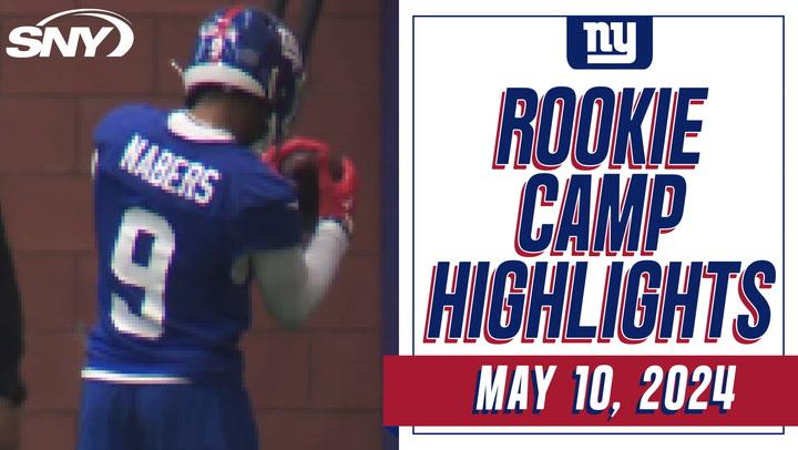 Malik Nabers, Tyler Nubin get their first taste of New York at Giants Rookie Camp