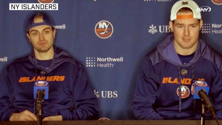 Islanders' Adam Pelech and Ross Johnston on returning to action, starting win streak | Islanders News Conference