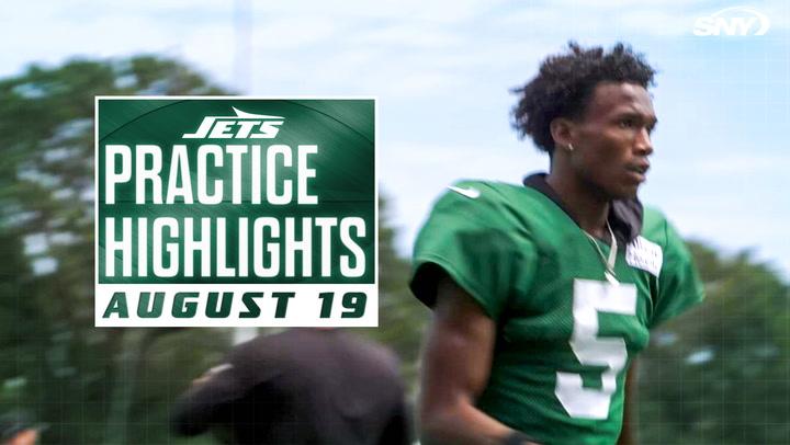 Jets Training Camp Highlights | Garrett Wilson, Justin Fields, Sauce Gardner | 8/19/25