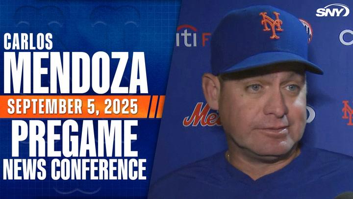 Carlos Mendoza on sending Kodai Senga down, calling Brandon Sproat up