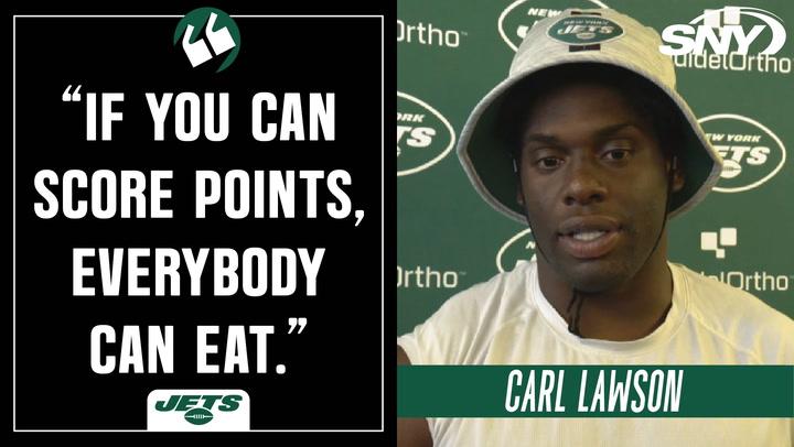 Carl Lawson on his back injury, being back at camp, and strength of this defensive line | Jets News Conference