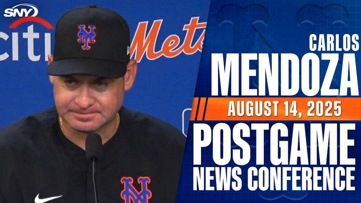 Carlos Mendoza after Mets' loss to Braves: 'We gotta find a way'