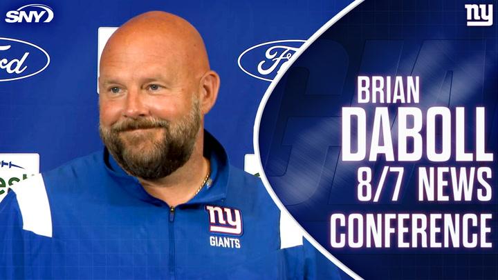 Brian Daboll on health of Malik Nabers, playing time for Jaxson Dart