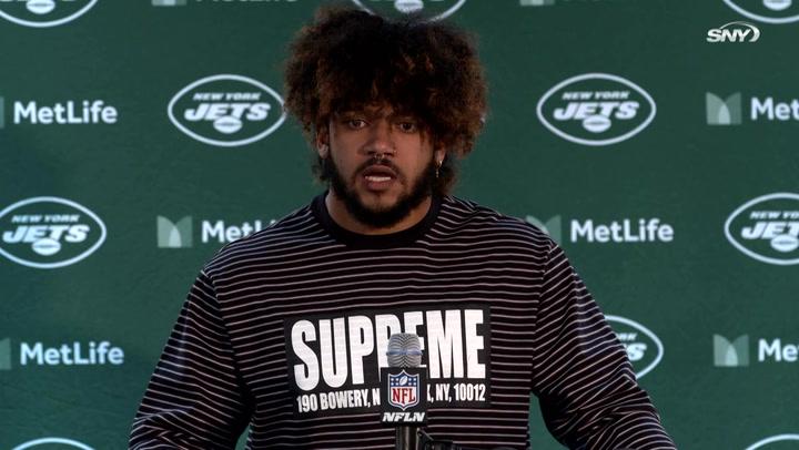 Jets vs Saints: Ty Johnson on dropped passes, short-circuiting offense in loss | Jets Post Game