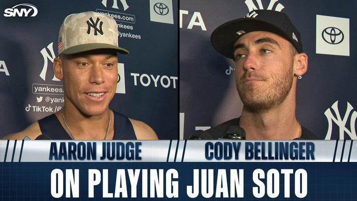 Aaron Judge on only conversation with Juan Soto during Mets-Yankees series
