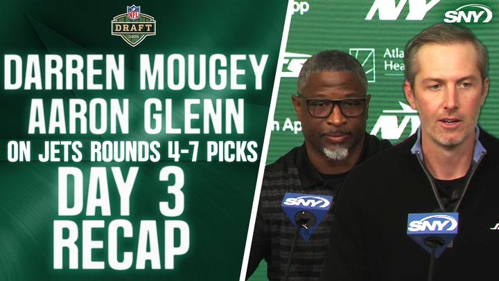 Aaron Glenn and Darren Mougey on Jets' Day 3 NFL Draft picks, Arian Smith, Malachi Moore