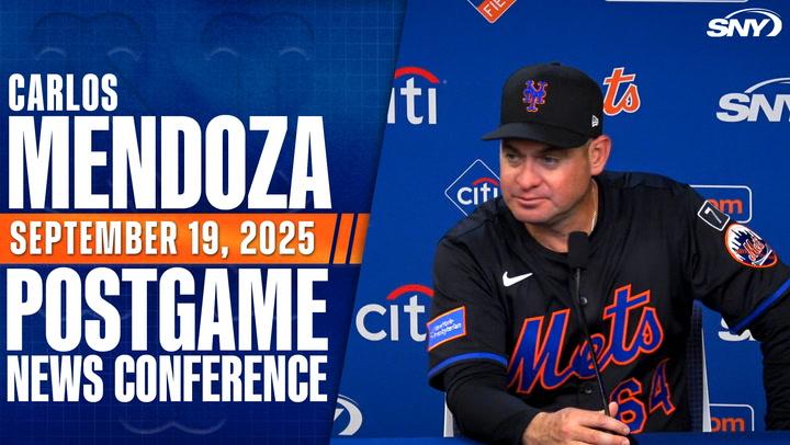 Mets manager Carlos Mendoza comments on Juan Soto's fantastic year