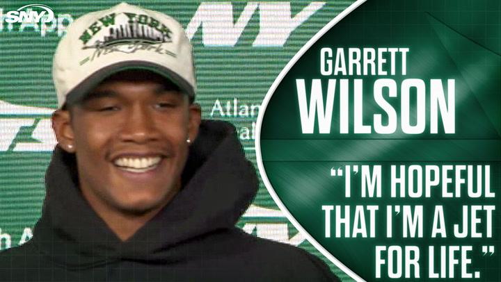 Garrett Wilson hopeful he'll be a 'Jet for life', excited to team back up with Justin Fields