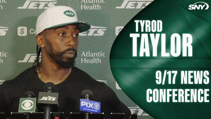 Jets QB at press conference.