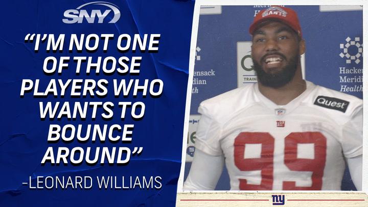 Leonard Williams talks relationship with teammate Dexter Lawrence and how he's been recovering from his neck injury | Giants News Conference