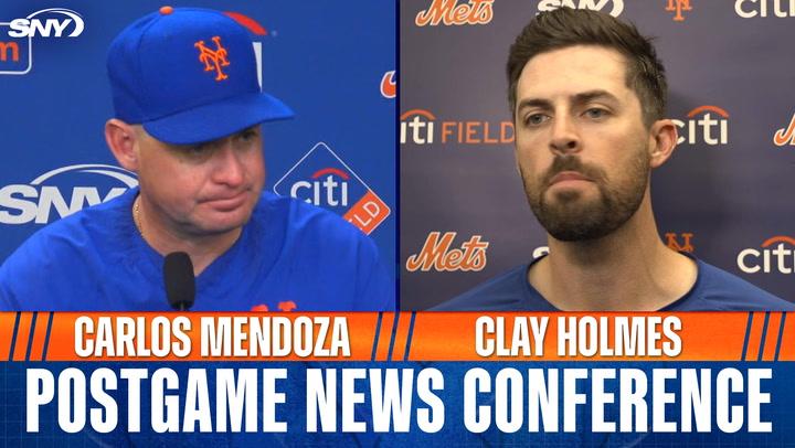 Carlos Mendoza on Francisco Lindor, Juan Soto, and Pete Alonso all hitting home runs for Mets on Sunday
