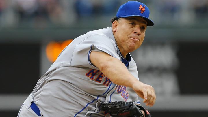 Former Mets Bartolo Colon warming up to seek a shot with the team