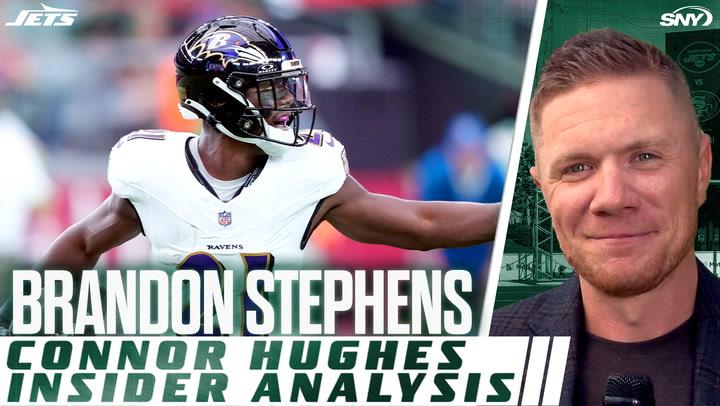 Brandon Stephens joins Jets; SNY's Connor Hughes explains the move after D.J. Reed's exit.