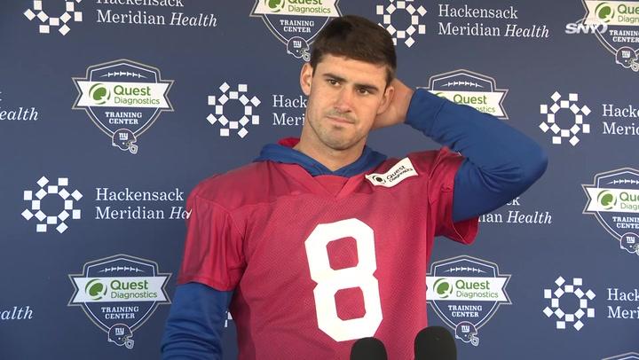 Daniel Jones reacts to Jason Garrett firing, how offense changes | Giants News Conference