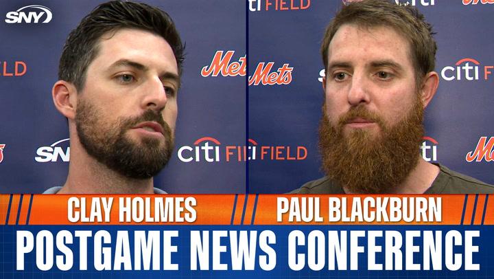  Clay Holmes on planned pitch count and Paul Blackburn discusses rough outing in Mets loss