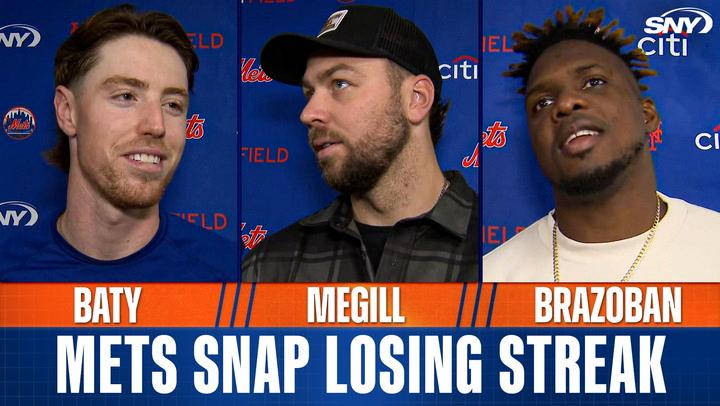 Brett Baty, Tylor Megill and Huascar Brazoban on Mets' 5-1 win over Red Sox