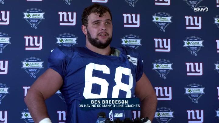 Ben Bredeson on trade to Giants, tips from Kevin Zeitler | Giants News Conference