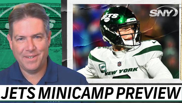 Previewing Jets Minicamp: Zach Wilson expectations with new offensive weapons | SNY NFL Insider