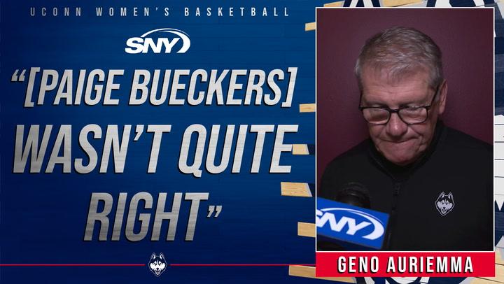 Geno Auriemma says Paige Bueckers 'looked off' in UConn's loss to Iowa