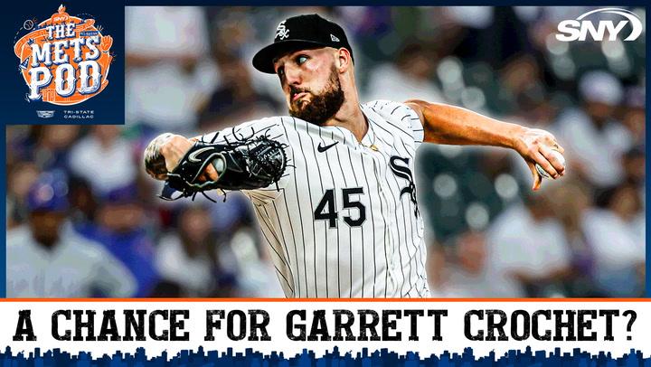 The Mets Pod discusses trading for Garrett Crochet at the 2024 MLB Winter Meetings event.