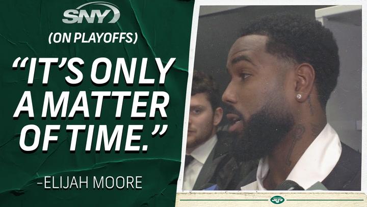 Elijah Moore on Mike White's grit: 'He didn't show his pain' | Jets Post Game