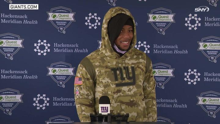 Saquon Barkley reacts to Jason Garrett firing, fighting through ankle injury | Giants News Conference