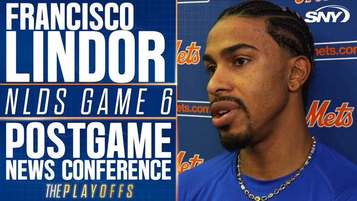 Francisco Lindor discusses Mets' NLCS loss and the new standard set for future success.