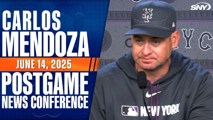 Carlos Mendoza on Rays taking advantage of Mets mistakes to win first two games of series.