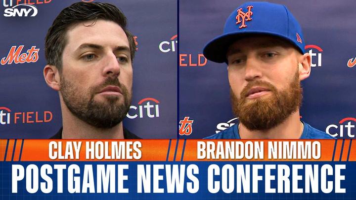 Clay Holmes and Brandon Nimmo comment on Mets struggling as a team after loss to Reds 