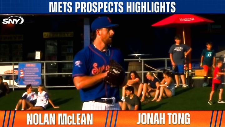 Mets Prospects Highlights | Nolan McLean, Jonah Tong  | 7/24/25