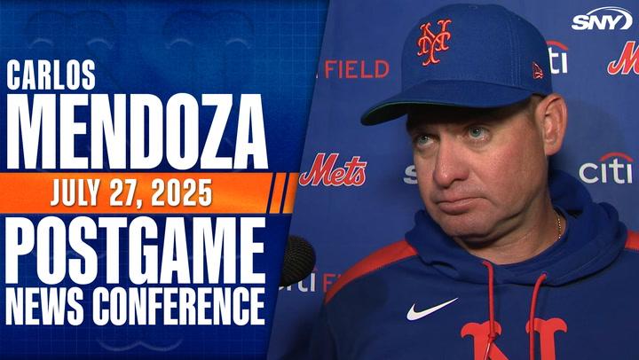 Carlos Mendoza calls Ronny Mauricio 'incredible' in Mets win over Giants
