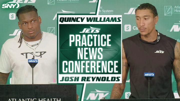 Jets practice news conference.