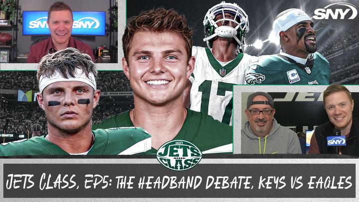 Jets offensive aggression, the mystery of the Zach Wilson headband, and keys for Jets vs Eagles | Jets Class