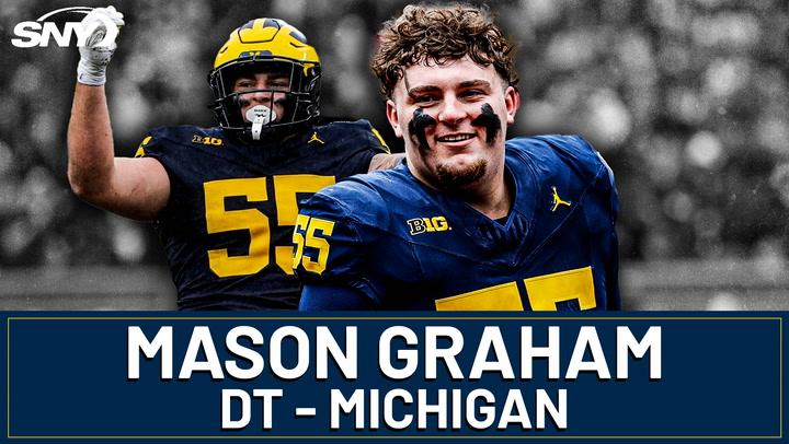Mason Graham showcases his skills as Michigan DT; highlights ahead of the 2025 NFL Draft.
