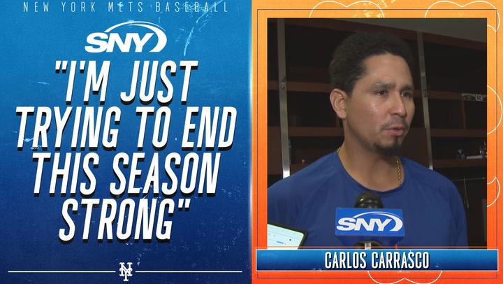 Carlos Carrasco discusses takeaways from his latest outing, and free agency ahead | Mets Post Game