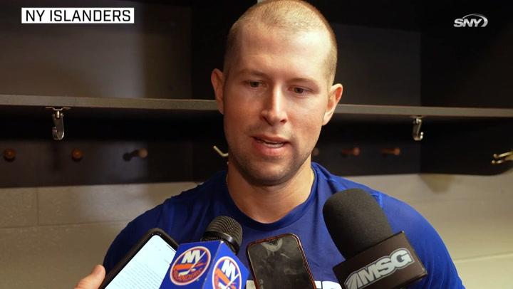 Islanders vs Hurricanes: Josh Bailey on scoring eventual game-winner in 1,000th NHL game | Islanders Post Game