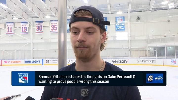 Rangers prospect Brennan Othmann shares biggest goal for 2024-25 NHL season