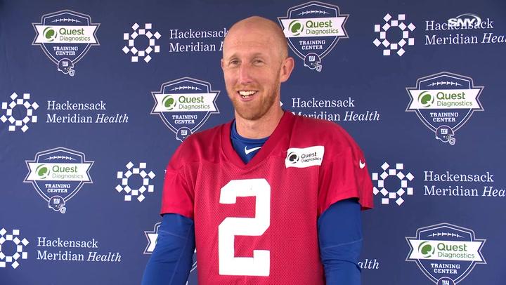 Mike Glennon on virtual meetings due to COVID outbreak, Daniel Jones injury | Giants News Conference